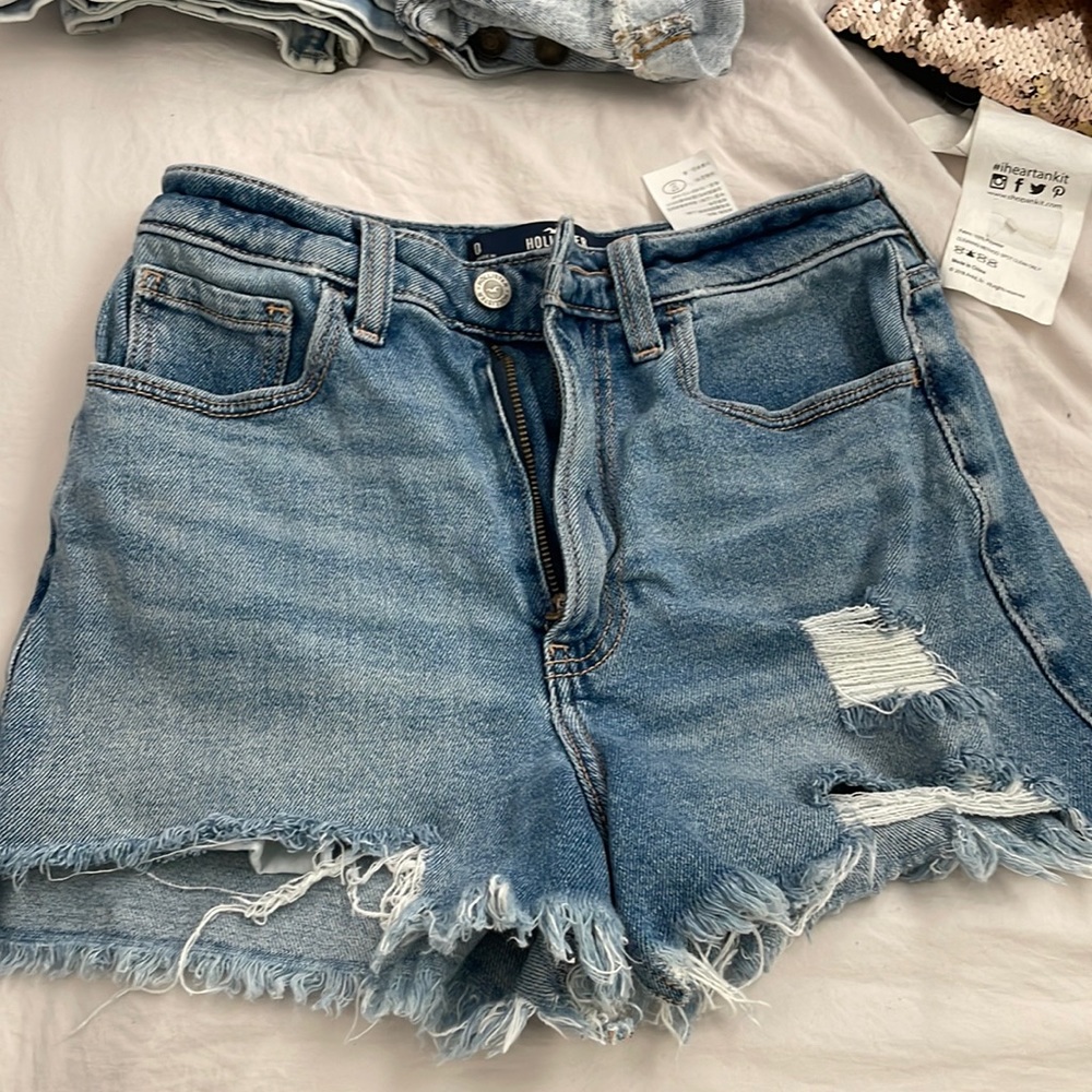 ultra high rise mom shorts